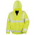 Hi Vis Yellow - Front - Result Core Mens Core Hi-Vis Blouson Jacket