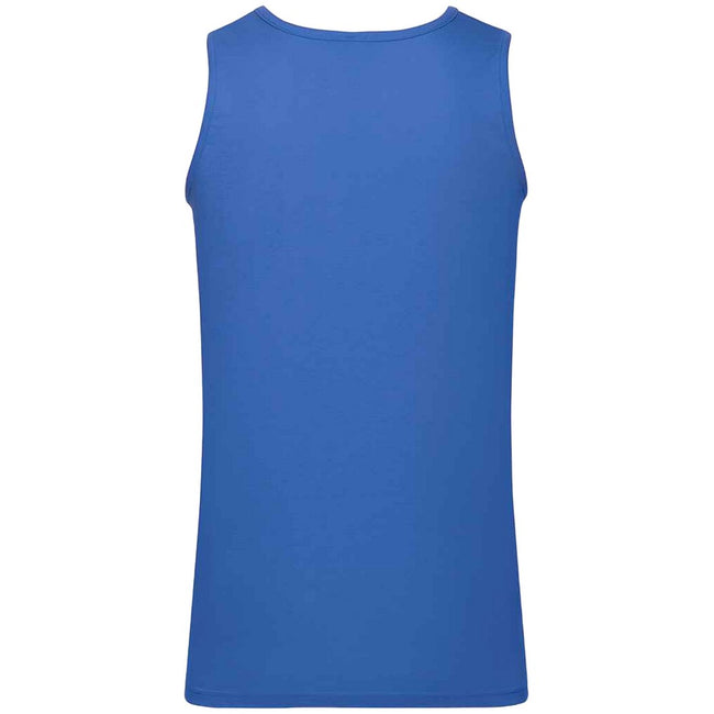 Royal Blue - Back - Fruit of the Loom Unisex Adult Valueweight Athletic Tank Top