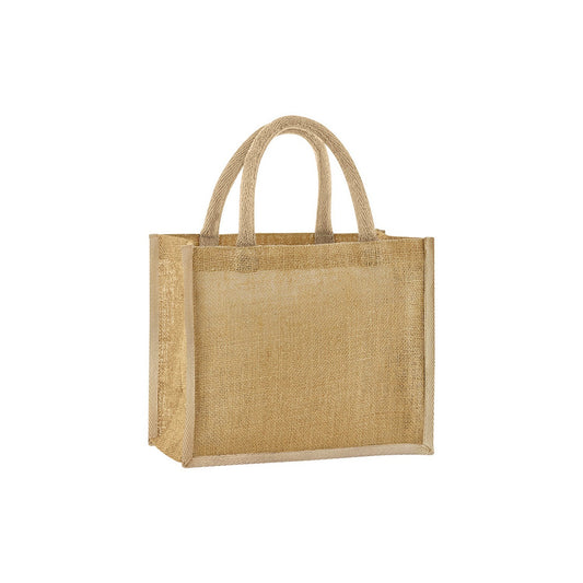 Natural - Front - Westford Mill Starched Jute Midi Tote Bag