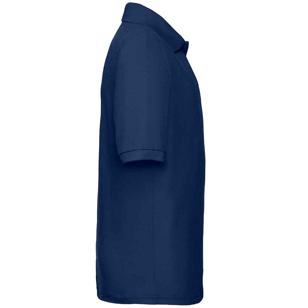 Navy - Side - Fruit Of The Loom Childrens-Kids 65-35 Plain Pique Polo Shirt