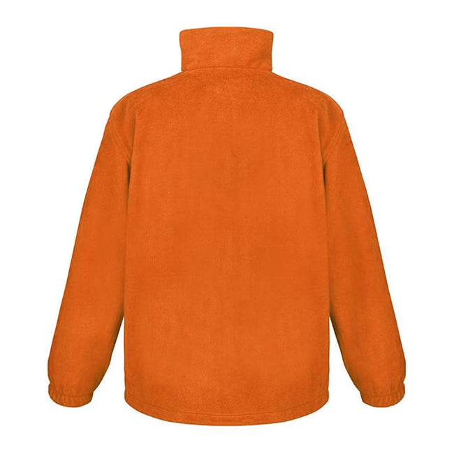 Orange - Back - Result Unisex Adult Polartherm Fleece Jacket