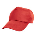 Red - Front - Result Headwear Cotton Baseball Cap