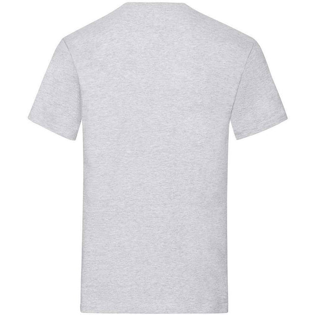 Grey - Back - Fruit of the Loom Unisex Adult Heather Heavy T-Shirt