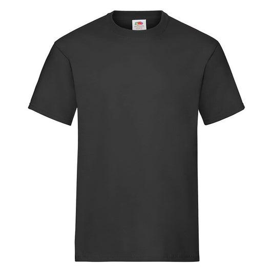 Black - Front - Fruit of the Loom Unisex Adult Heavy Cotton T-Shirt