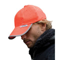 Fluorescent Orange - Back - Result Headwear Hi-Vis Cap