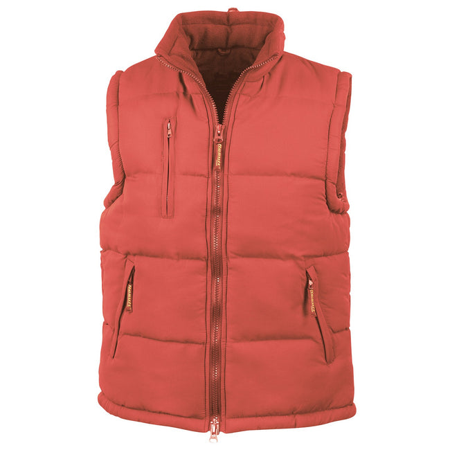 Red - Front - Result Unisex Adult Padded Body Warmer