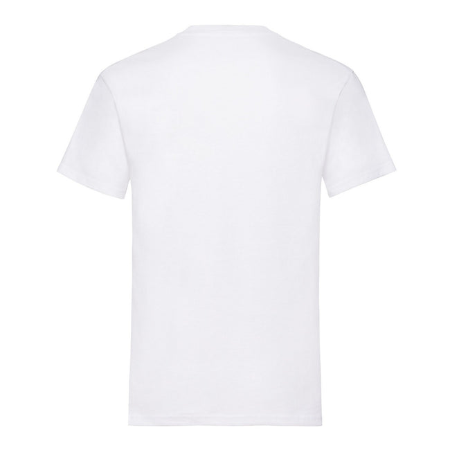White - Back - Fruit of the Loom Unisex Adult Plain Cotton Heavy T-Shirt