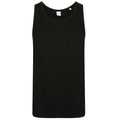 Black - Front - SF Mens Feel Good Vest Top