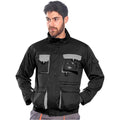 Black - Back - Portwest Mens Contrast Hardwearing Workwear Jacket (TX10)