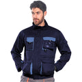 Navy - Back - Portwest Mens Contrast Hardwearing Workwear Jacket (TX10)