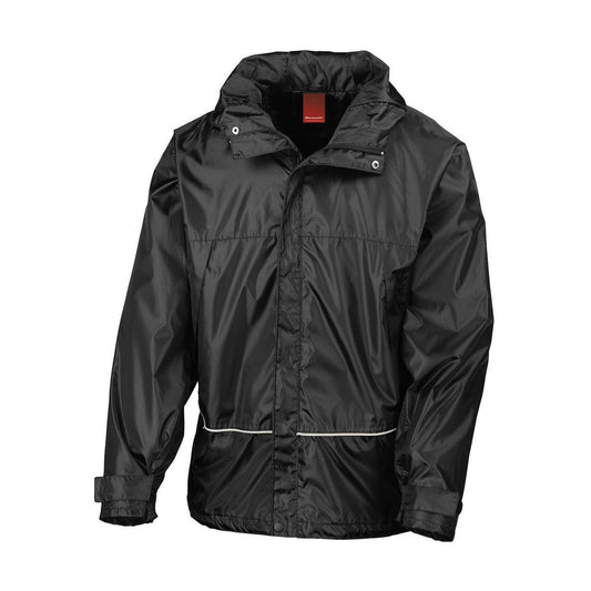 Black - Front - Result Mens Pro Coach Waterproof Jacket