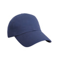 Navy - Front - Result Headwear Pro Style Heavy Cotton Cap