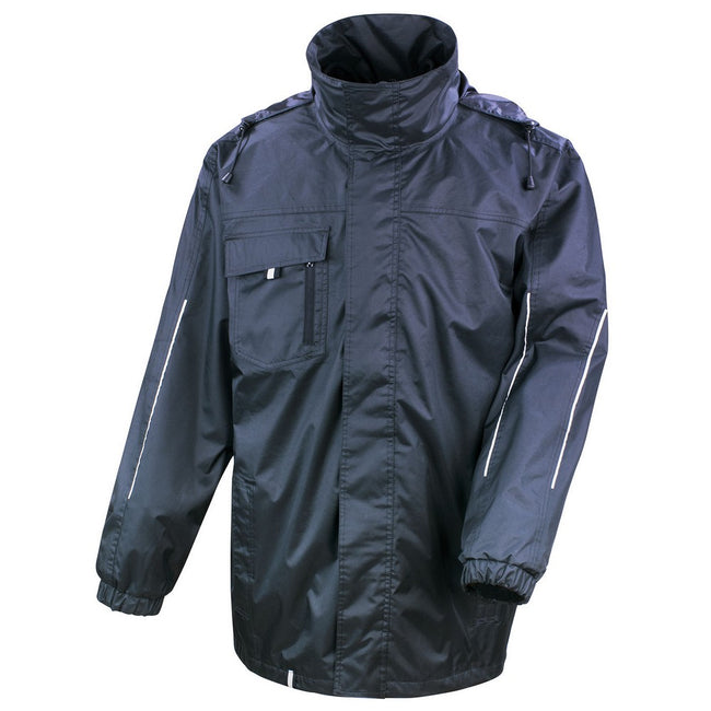 Navy - Front - Result Core Unisex Adult Transit 3 in 1 Softshell Printable Jacket