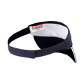 Navy-White - Back - Result Headwear Herringbone Sandwich Peak Visor Cap