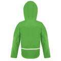 Vivid Green-Black - Back - Result Core Childrens-Kids TX Performance Hooded Soft Shell Jacket