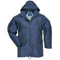 Navy - Front - Portwest Mens Classic Rain Jacket (S440)