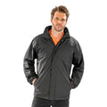 Black - Side - Result Core Mens 3 in 1 Waterproof Jacket