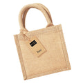 Natural - Back - Westford Mill Petite Jute Gift Bag