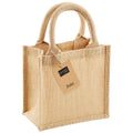 Natural - Front - Westford Mill Petite Jute Gift Bag