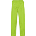 Yellow - Front - Portwest Mens Classic Rain Trouser (S441) - Pants