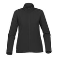Black-Carbon - Front - Stormtech Womens-Ladies Orbitor Soft Shell Jacket