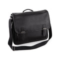 Black - Front - Quadra Nuhide Messenger Bag
