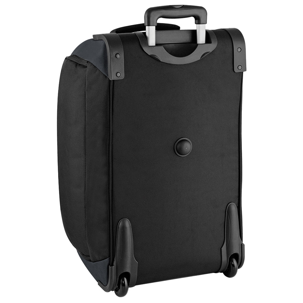 Black-Dark Graphite - Back - Quadra Tungsten Wheeled Duffel Bag