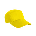 Yellow - Front - Result Headwear Advertising 7 Panel Baseball Cap