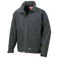 Black - Front - Result Unisex Adult Soft Shell Jacket