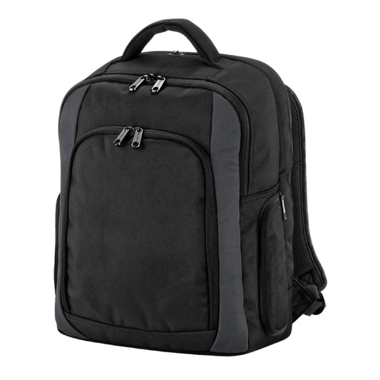 Black-Dark Graphite - Front - Quadra Tungsten Laptop Backpack