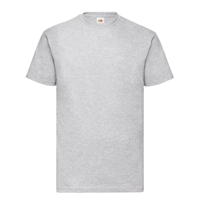Heather Grey - Front - Fruit of the Loom Mens Valueweight Heather T-Shirt
