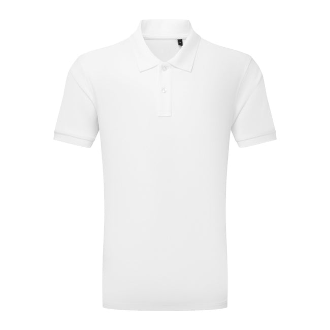 White - Front - Asquith & Fox Mens Glacier Tech Polo Shirt