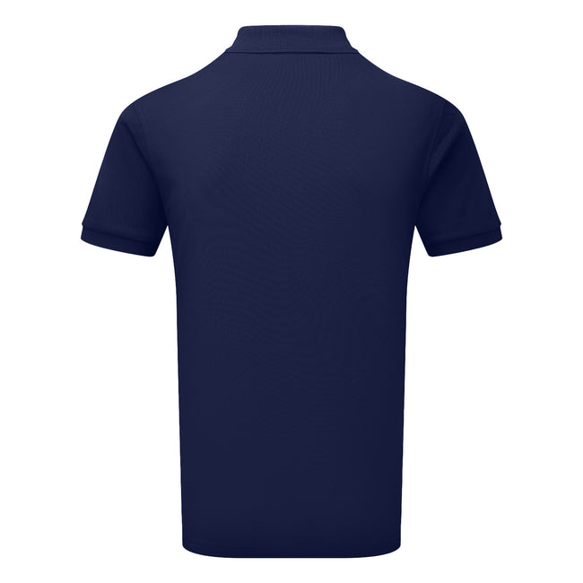 Navy - Back - Asquith & Fox Mens Glacier Tech Polo Shirt