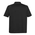 Black - Back - Stormtech Mens Tritium Performance Polo Shirt