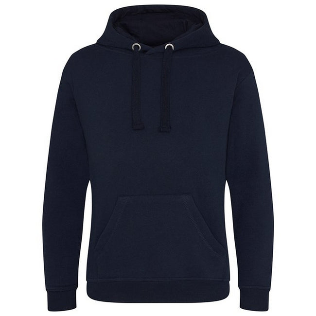 New French Navy - Front - Awdis Unisex Adult Heavyweight Hoodie