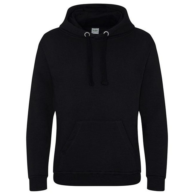 Jet Black - Front - Awdis Unisex Adult Heavyweight Hoodie