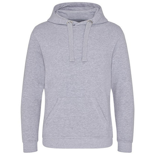 Heather Grey - Front - Awdis Unisex Adult Heavyweight Hoodie