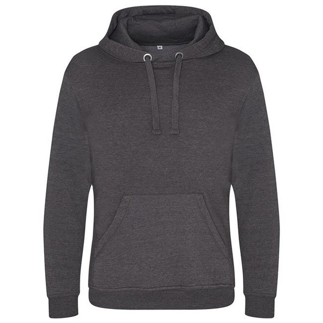 Charcoal - Front - Awdis Unisex Adult Heavyweight Hoodie