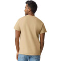 Tan - Back - Gildan Unisex Adult Ultra Cotton T-Shirt