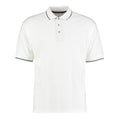 White-Navy - Front - Kustom Kit Mens St Mellion Classic Polo Shirt