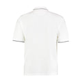 White-Navy - Back - Kustom Kit Mens St Mellion Classic Polo Shirt
