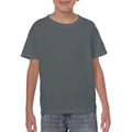 Charcoal - Front - Gildan Childrens-Kids Softstyle Plain T-Shirt