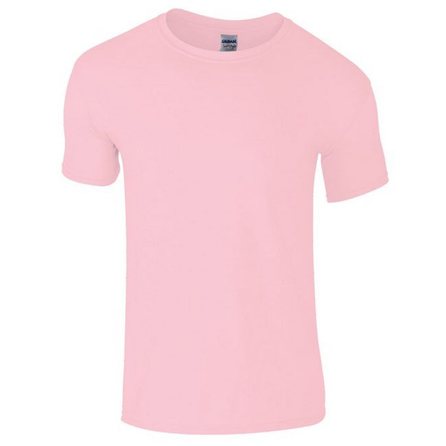 Light Pink - Front - Gildan Childrens-Kids Softstyle Plain T-Shirt
