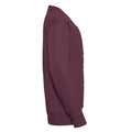 Burgundy - Side - Jerzees Schoolgear Childrens-Kids Cardigan
