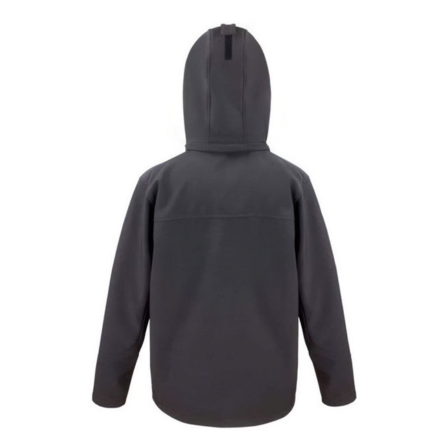 Black-Grey - Back - Result Core Mens Core TX Performance Soft Shell Jacket