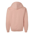 Dusty Rose - Back - Gildan Mens Softstyle Fleece Midweight Full Zip Hoodie