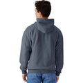 Dark Heather - Back - Gildan Mens Softstyle Fleece Midweight Full Zip Hoodie