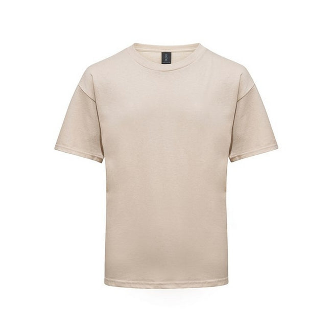 Sand - Front - Gildan Childrens-Kids Plain Lightweight T-Shirt