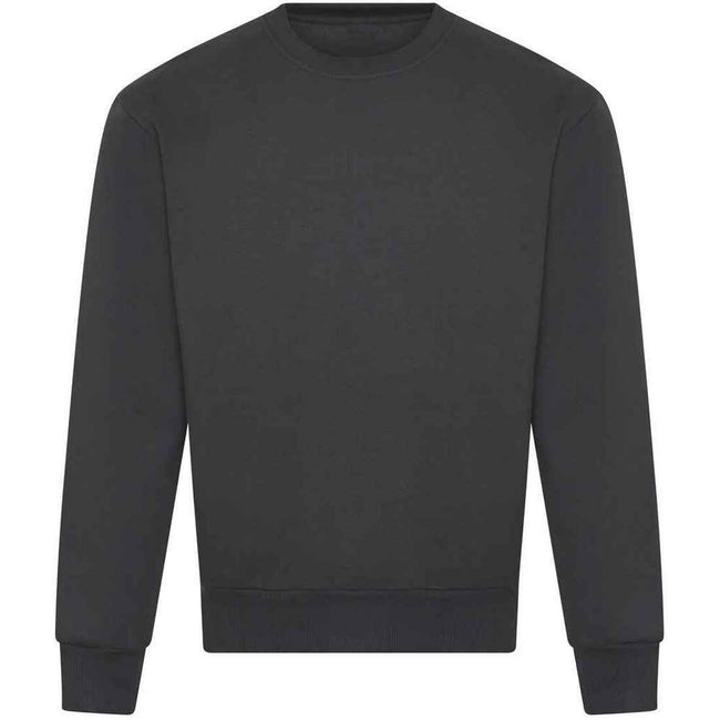 Solid Charcoal - Front - Awdis Unisex Adult Signature Heavyweight Sweatshirt
