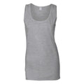 Sports Grey - Front - Gildan Womens-Ladies Soft Tank Top